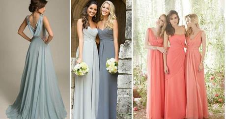 Trajes de damas de honor para bodas