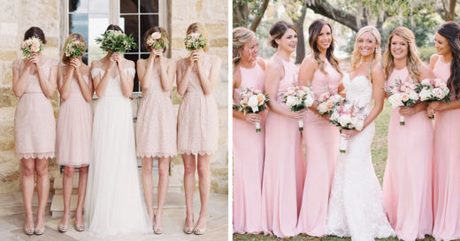 Trajes de damas de honor para bodas