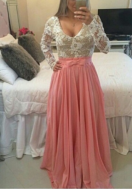 Vestido encaje rosa