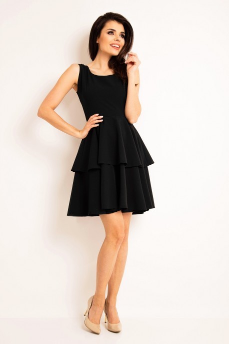 Vestido negro corto