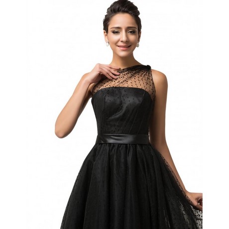 Vestido negro tul