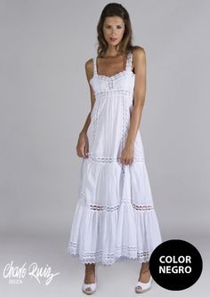 Vestidos blancos con puntillas