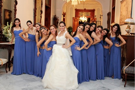 Vestidos de dama de honor para matrimonio