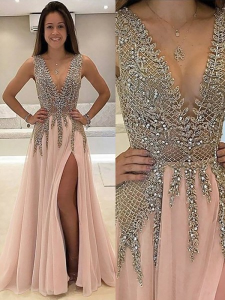 Vestidos de encaje de noche 2018