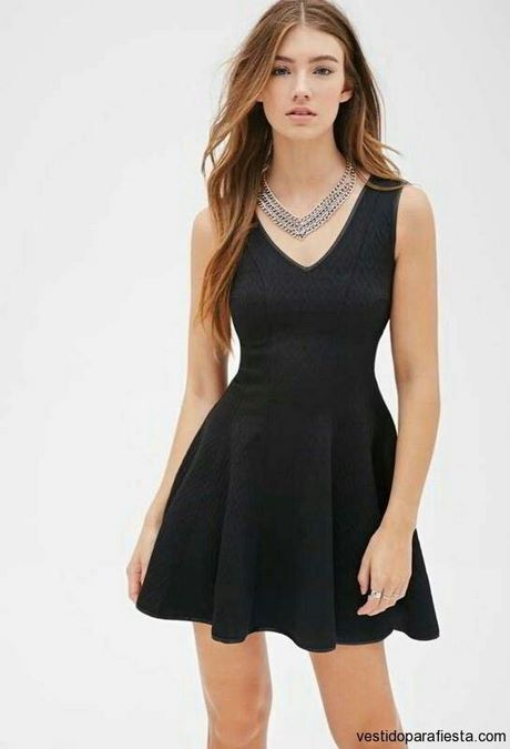 Vestidos negros para fiesta cortos