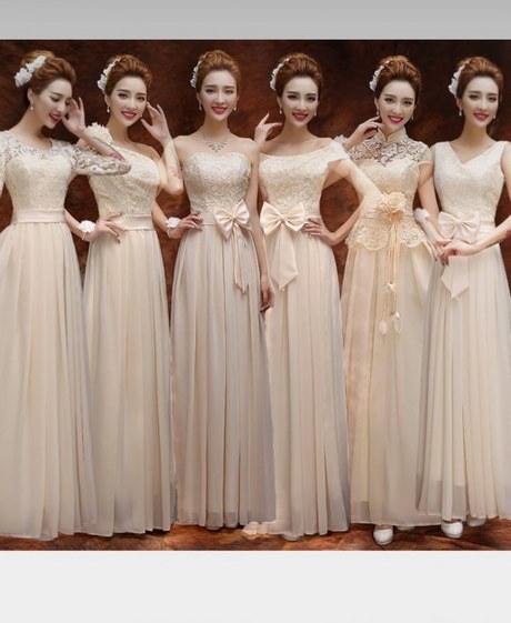 Vestidos para damas de novia 2018