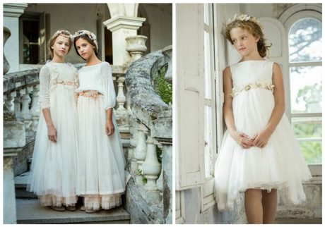 Vestidos romanticos con puntillas