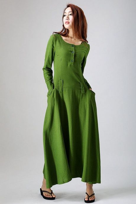 Vestidos verdes casuales