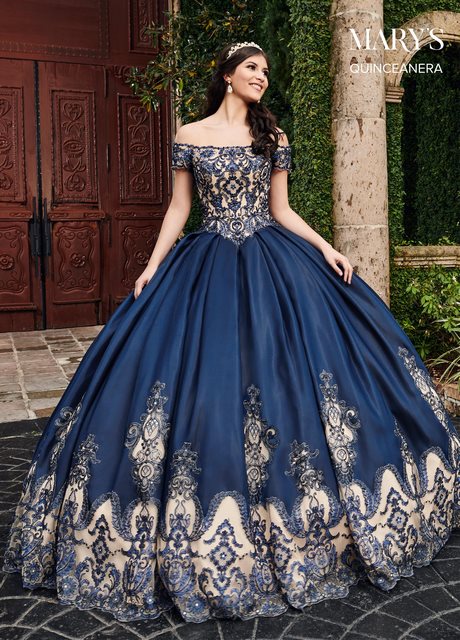 Blue quinceanera dresses