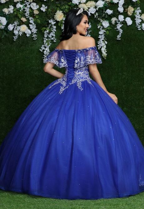 Blue quinceanera dresses