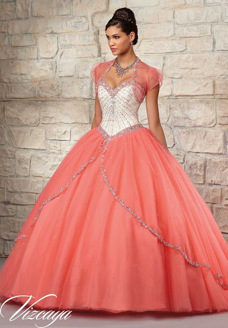 Coral quince dress