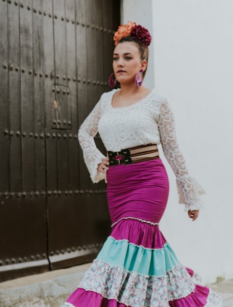 Falda flamenca canastera