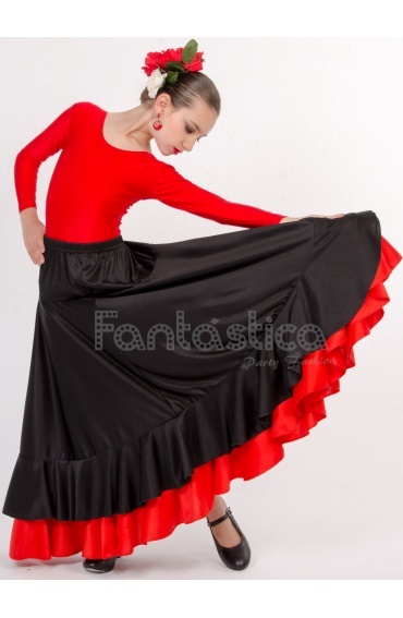 Falda flamenca niña