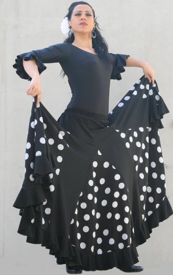 Falda flamenca niña