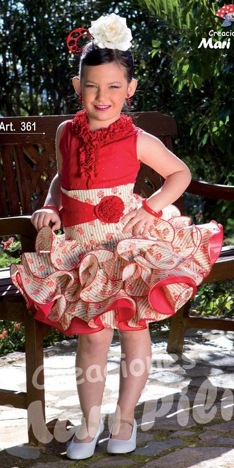 Faldas de flamenca cortas de niña