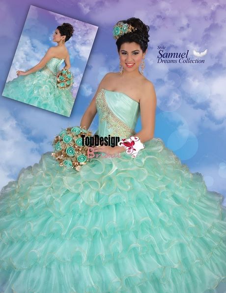 Mint green quinceanera dresses