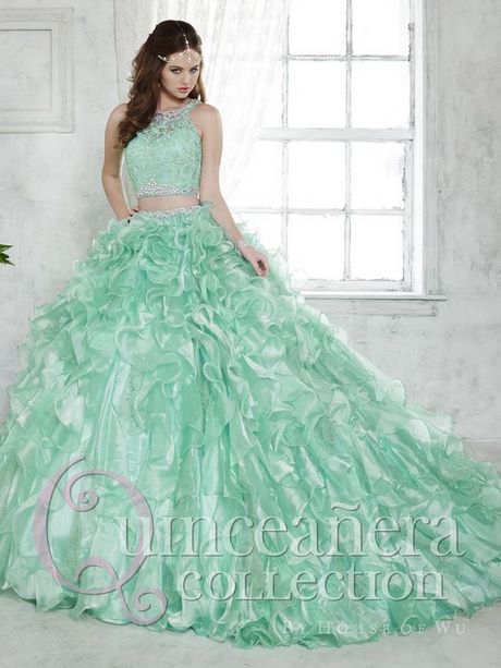 Mint quinceanera dresses