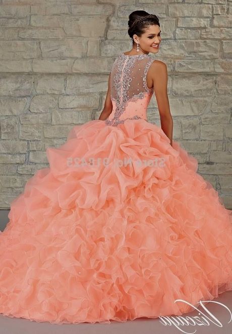 Peach 15 dresses