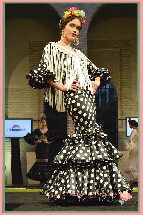 Traje de flamenca negro