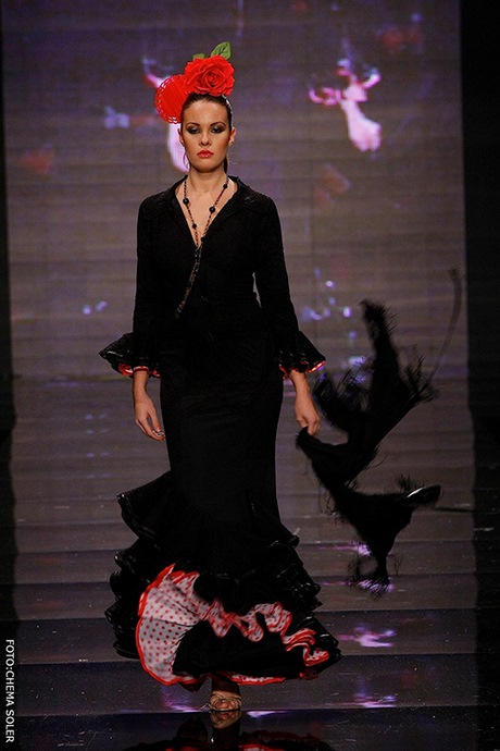 Traje flamenca negro