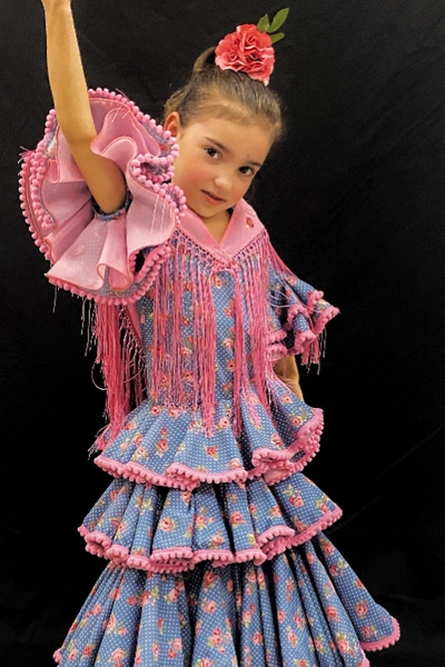 Traje flamenca niña