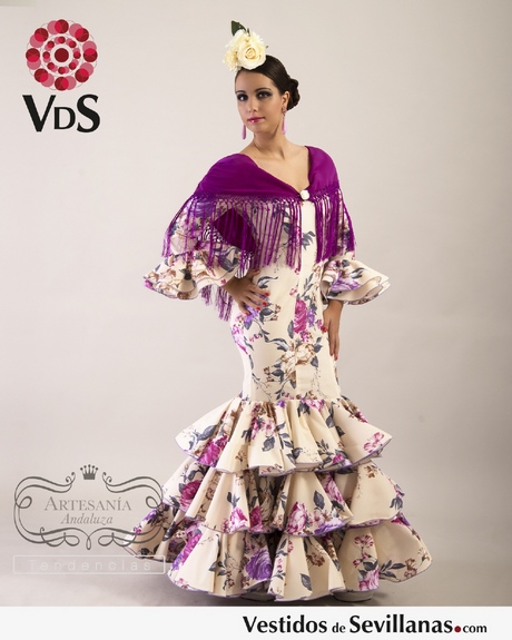 Traje sevillana mujer