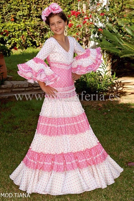 Trajes de flamenca canasteros para niña