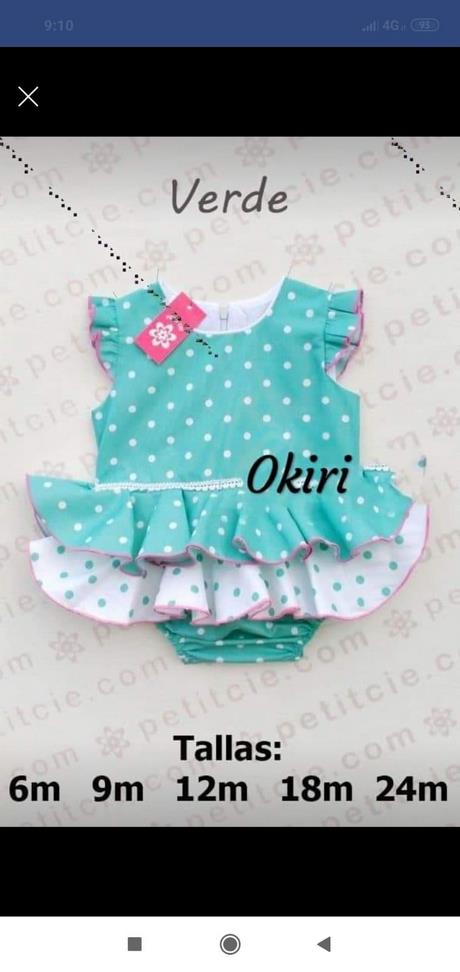 Trajes de flamenca para bebes