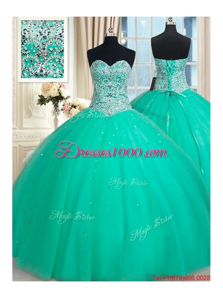 Turquoise dress for 15
