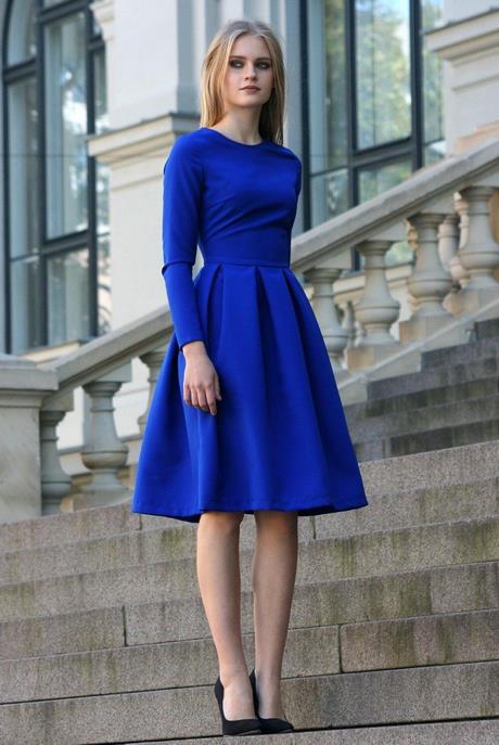 Vestido azul casual