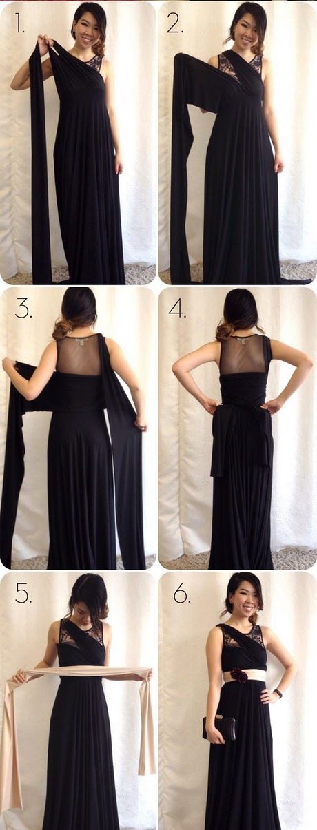 Vestido diferentes formas