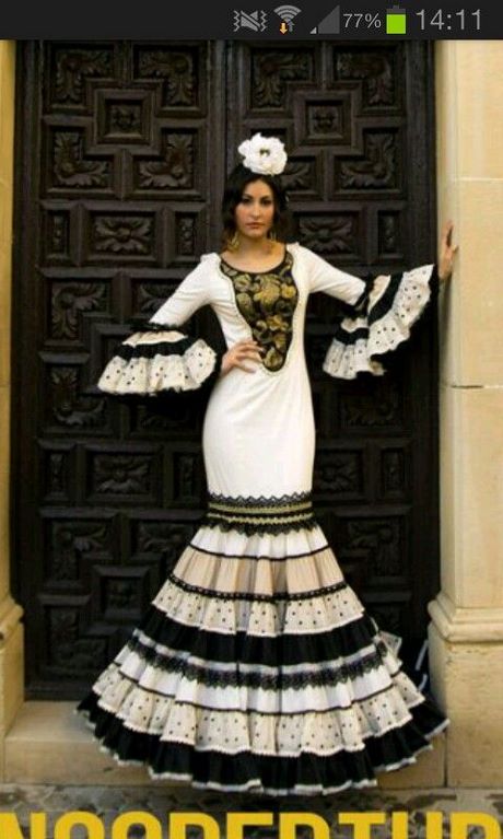 Vestido flamenca canastero