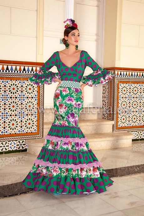 Vestido flamenca canastero