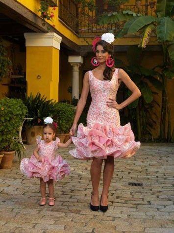 Vestido flamenca niña corto