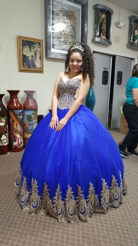 Vestidos de quinceanera royal blue