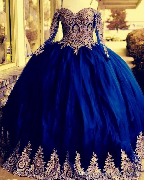 Vestidos de quinceanera royal blue