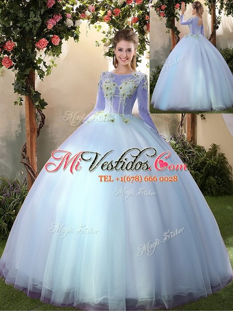 Vestidos de xv con manga