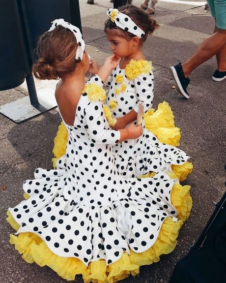 Trajes de flamenca bebes 2022