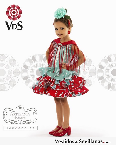 Trajes de flamenca bebes 2022