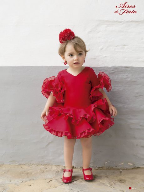 Vestidos de flamenca 2022 niña