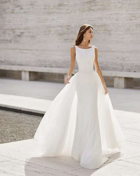 Vestidos elegantes de novia 2022