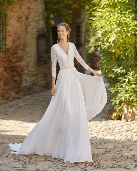 Vestidos elegantes de novia 2022