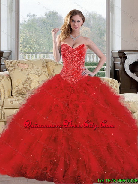 15 dresses red