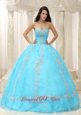 Blue quinceañera dresses