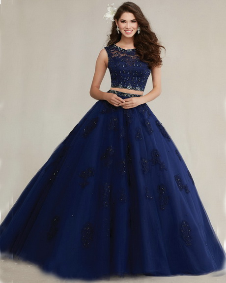 Blue quinceañera dresses