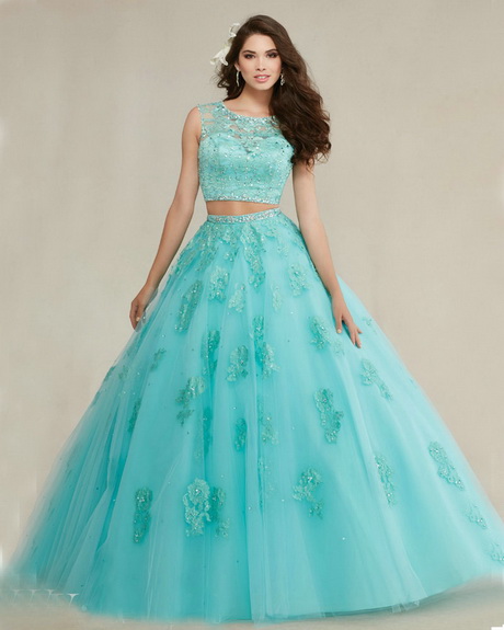 Blue quinceañera dresses