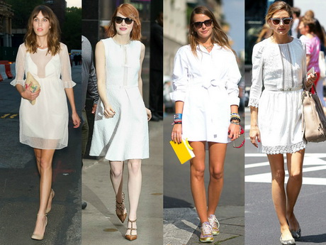 Combinar vestido blanco encaje