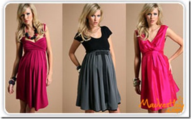 Diseños de vestidos para embarazadas