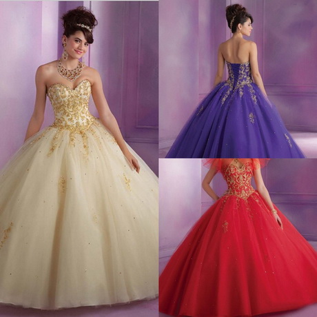 Gold 15 dresses