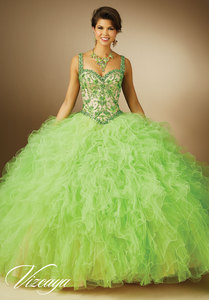 Green quinceanera dresses